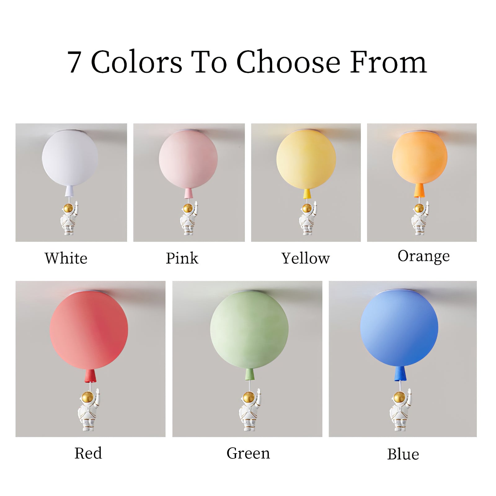 Frosted Balloon Ceiling Light - Lumpaz