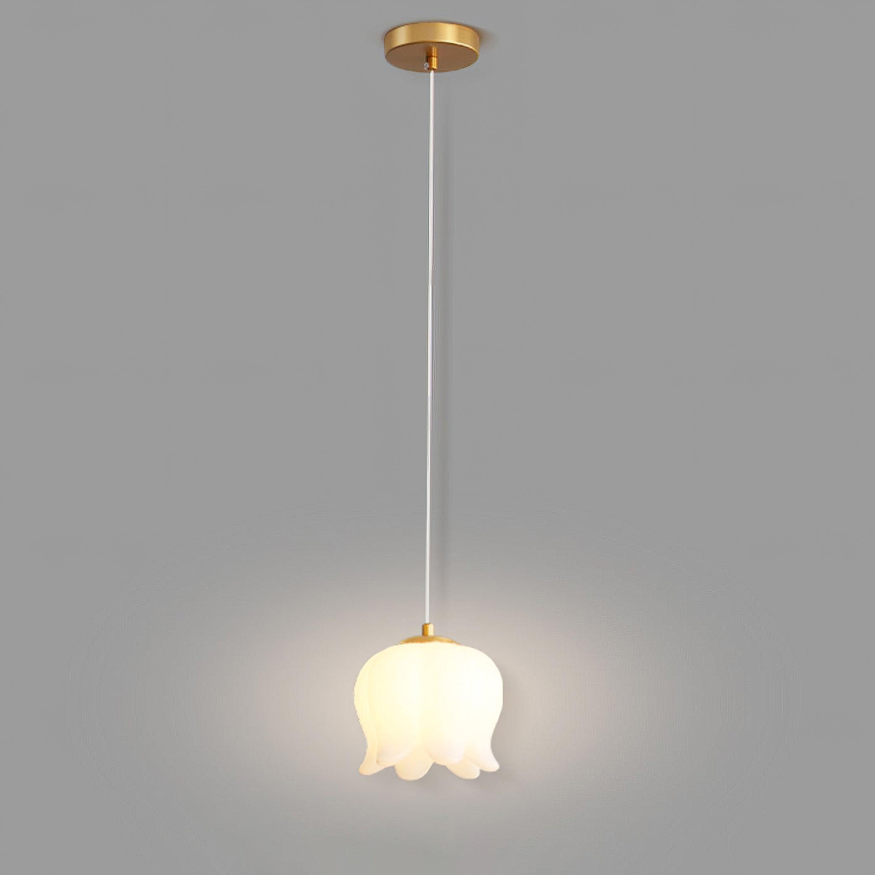 Elegant Floral Pendant Light - Lumpaz
