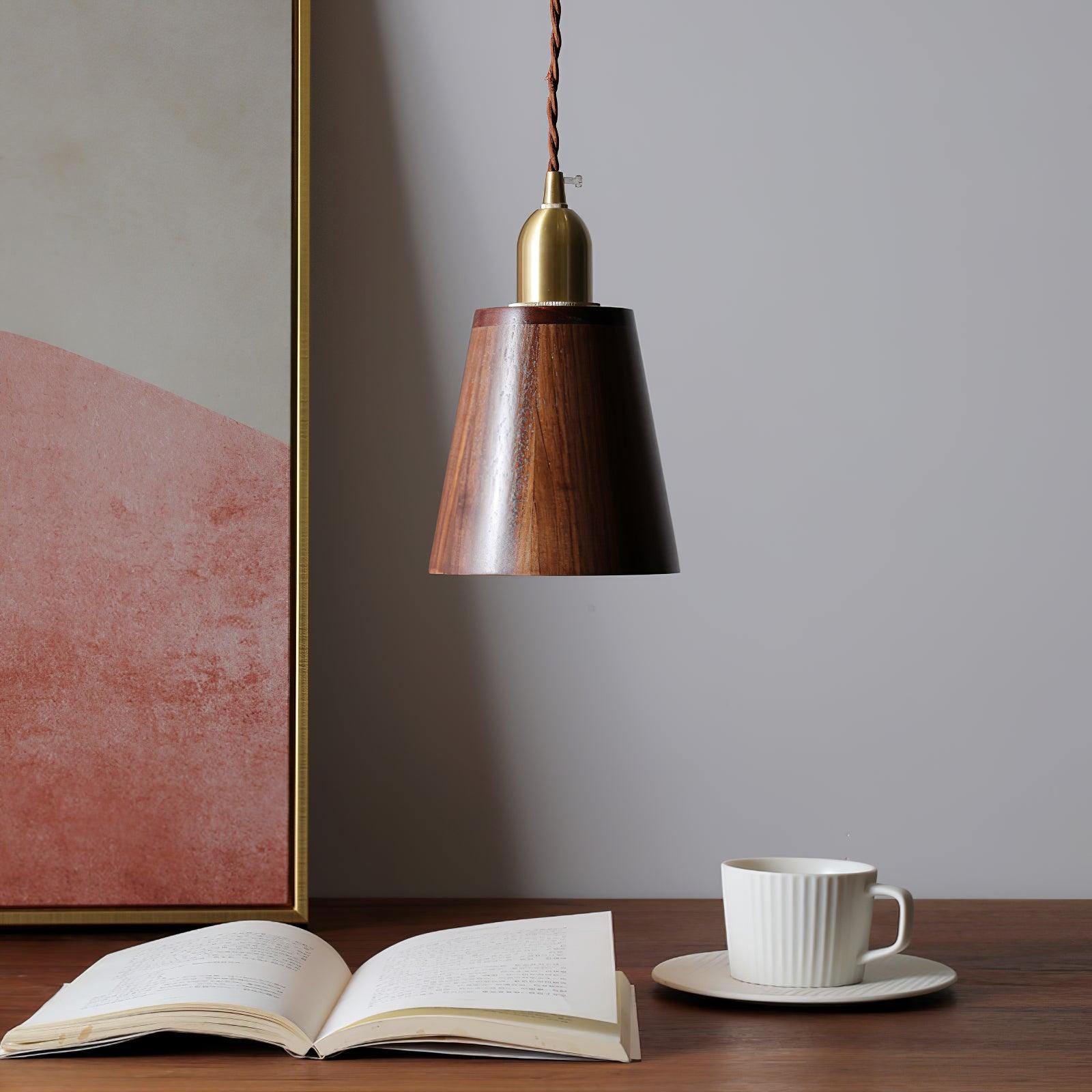 Lyfa Walnut Pendant Light - Lumpaz