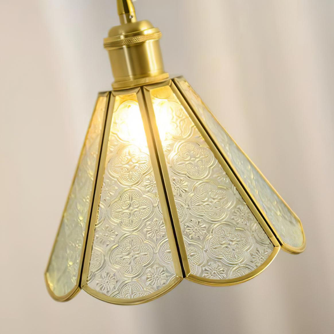 Patterned Glass Pendant Lamp - Lumpaz