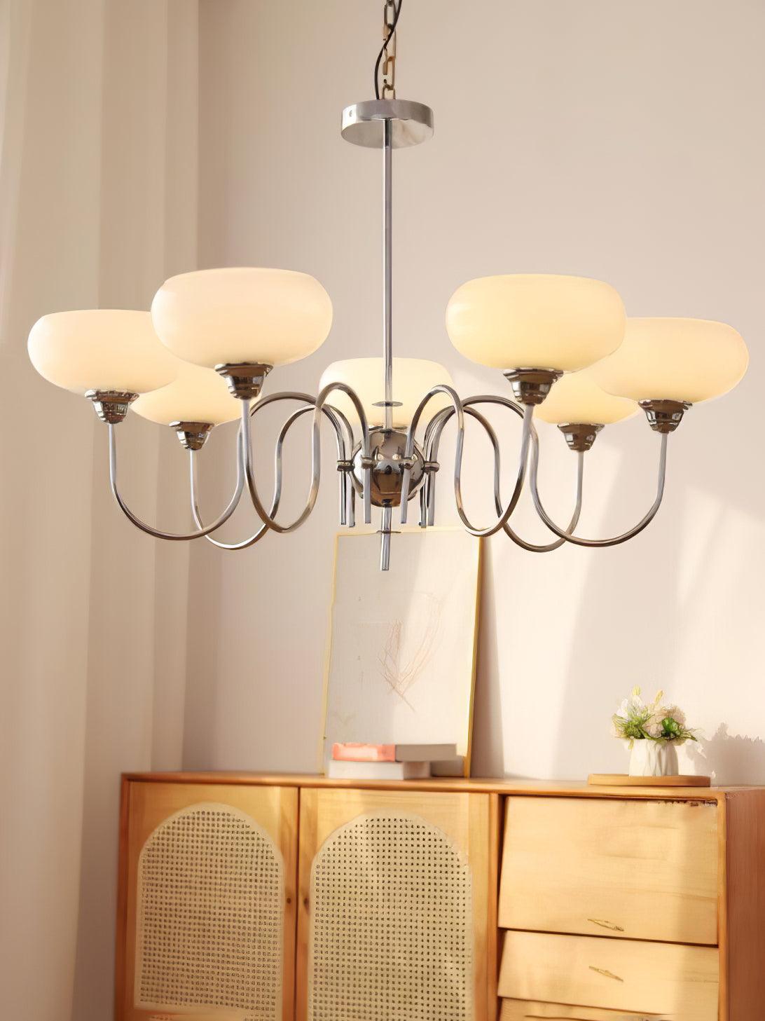 Creamy Persimmon Chandelier - Lumpaz