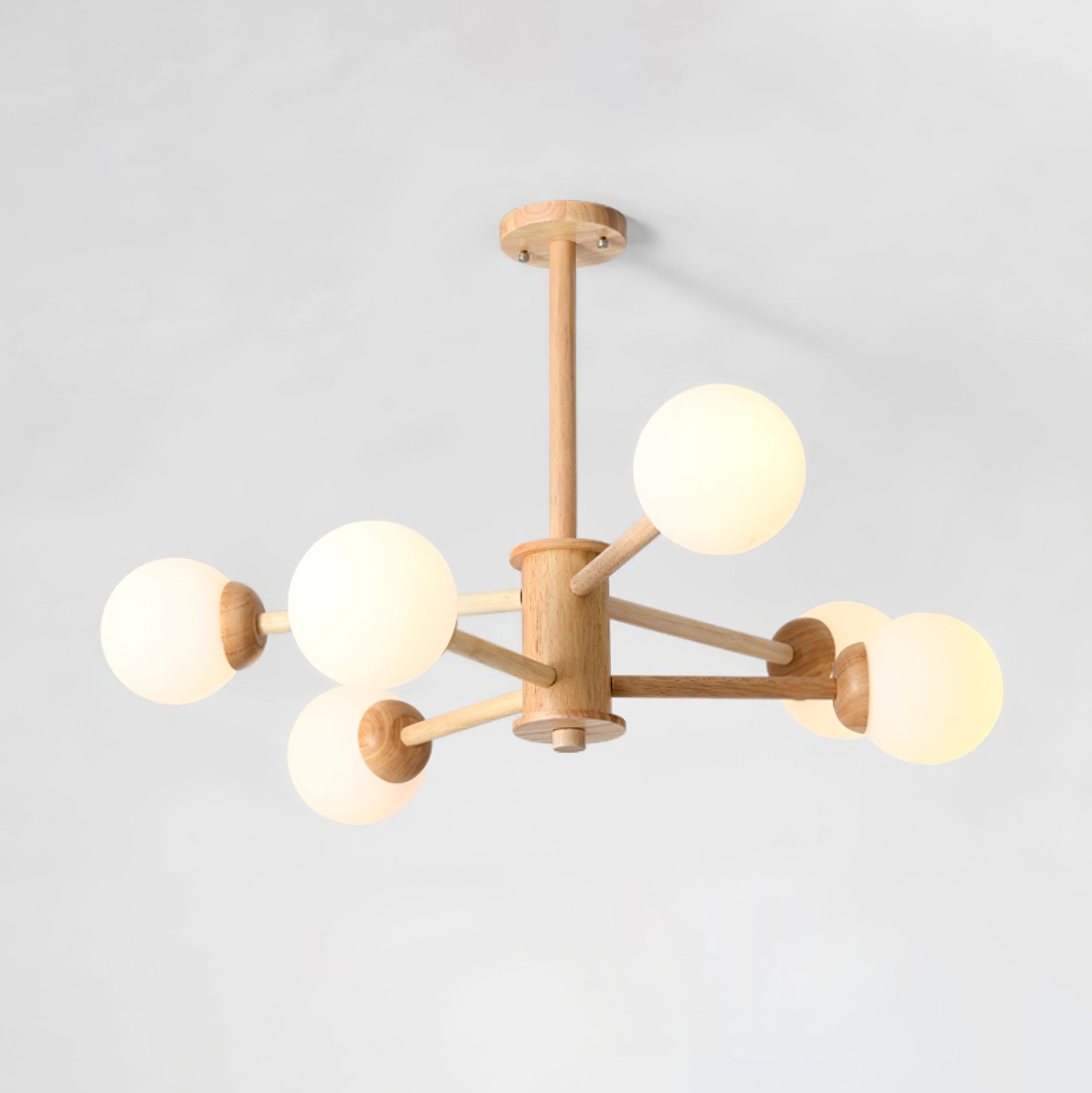 Kozan Wooden Chandelier - Lumpaz