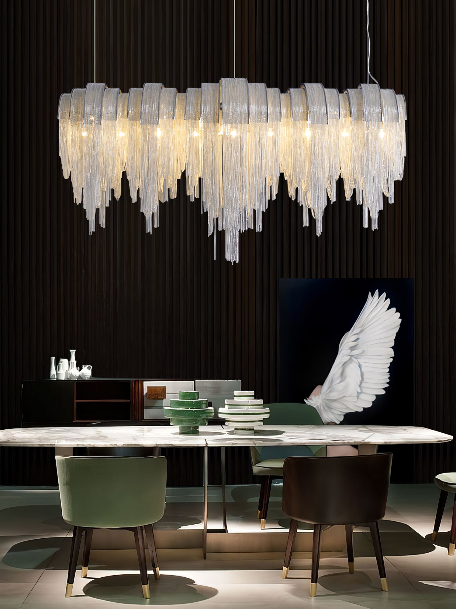 Length Chains Chandelier - Lumpaz
