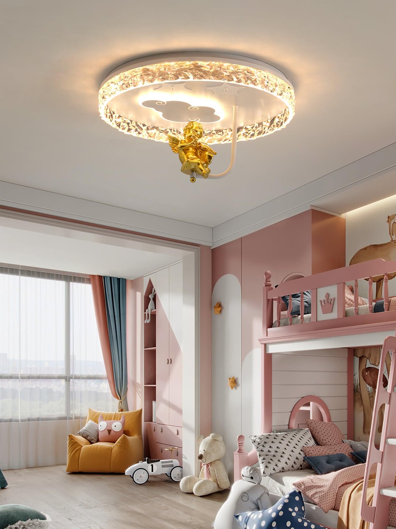 Round Carousel Children's Ceiling Lamp - Lumpaz