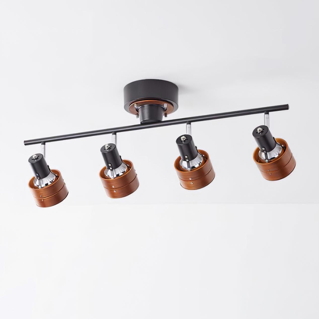 Wooden Adjustable Spot Ceiling Lamp - Lumpaz