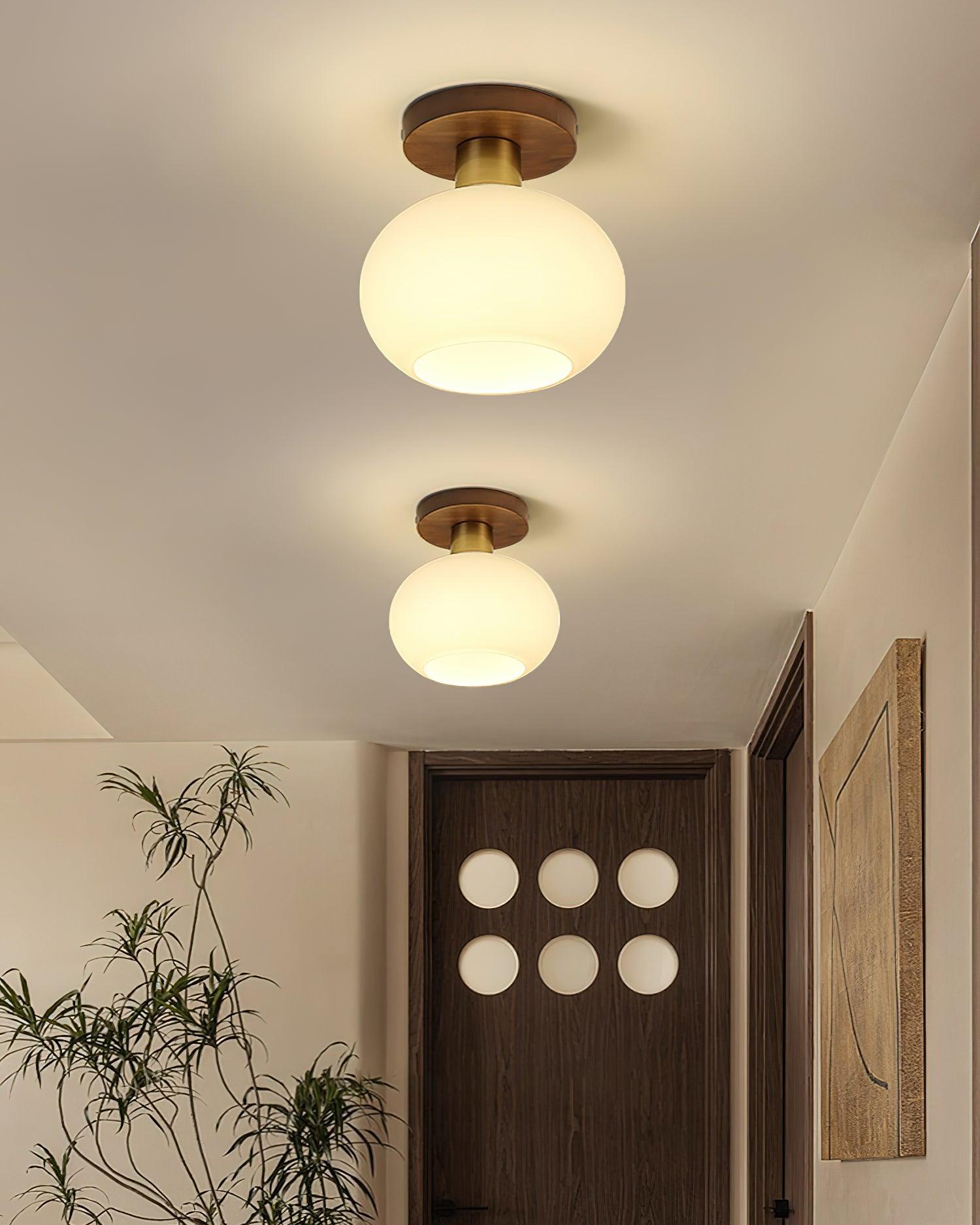 White Shell Ceiling Lamp - Lumpaz