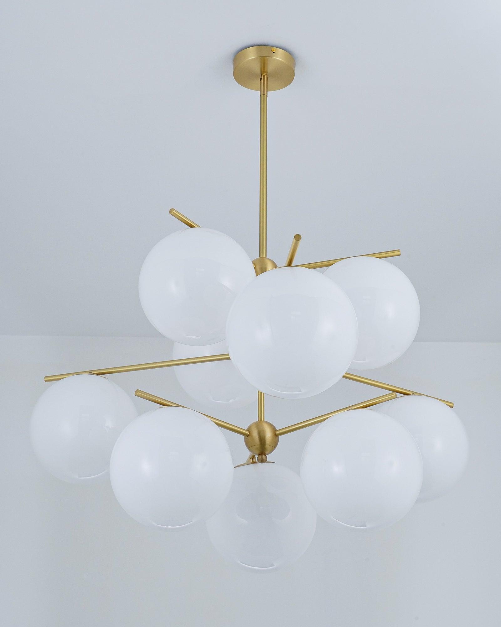 Sphere & Stem Chandelier - Lumpaz