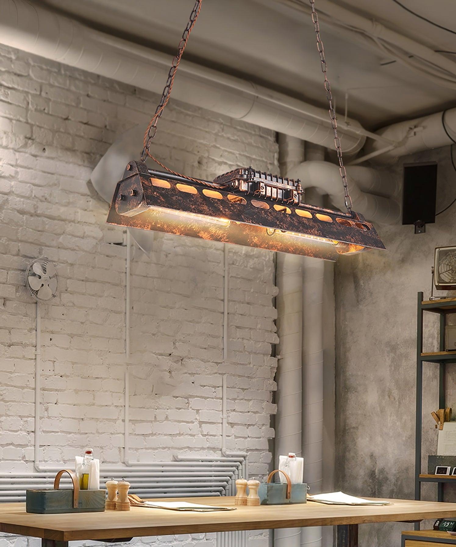 Industrial Steampunk Chandelier - Lumpaz