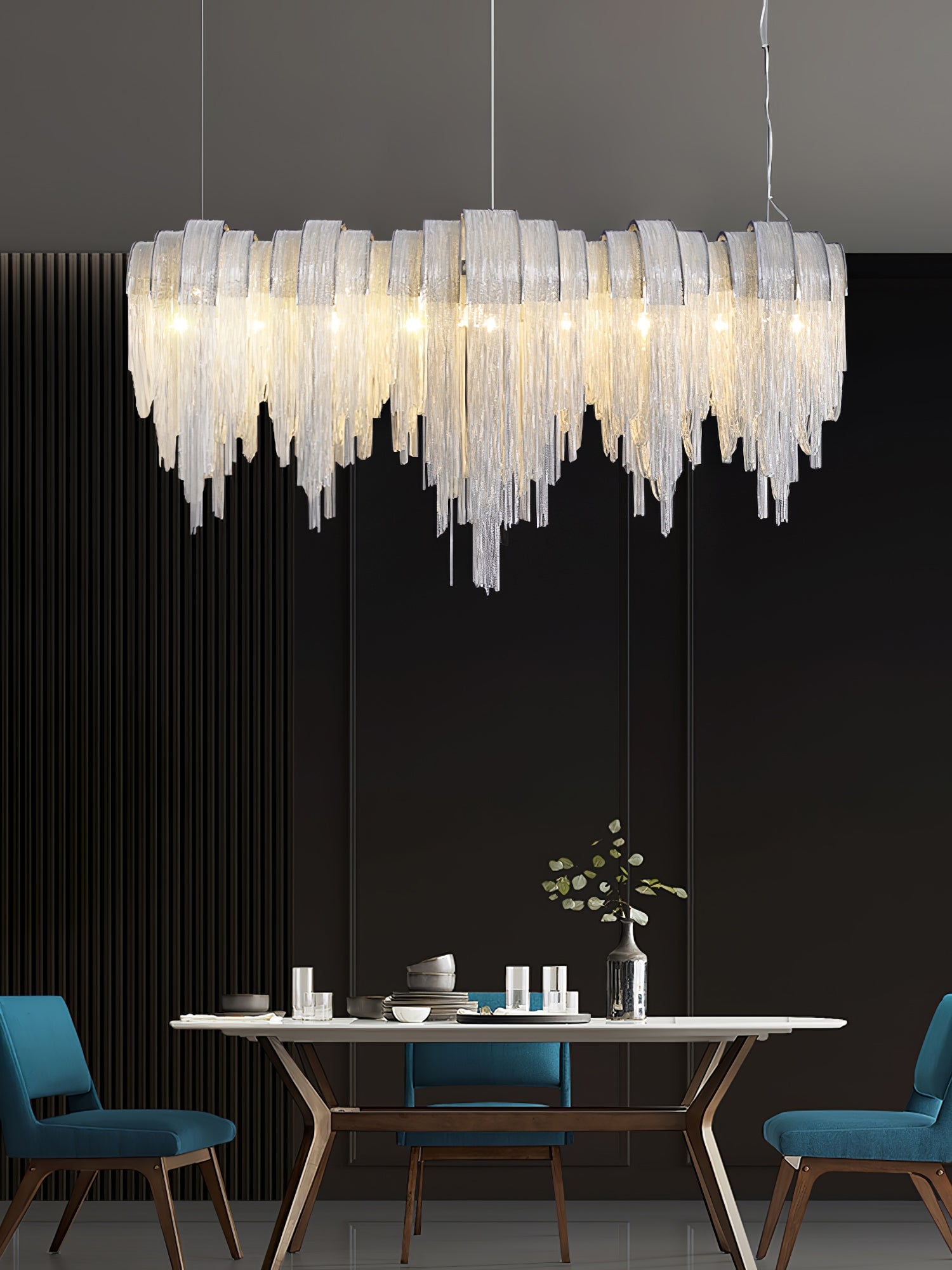 Length Chains Chandelier - Lumpaz