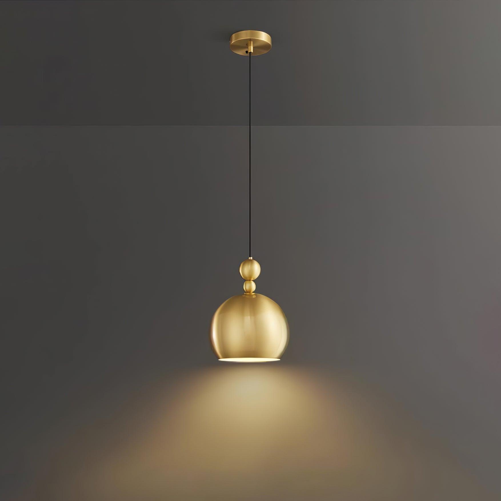 Palla Brass Pendant Lamp - Lumpaz