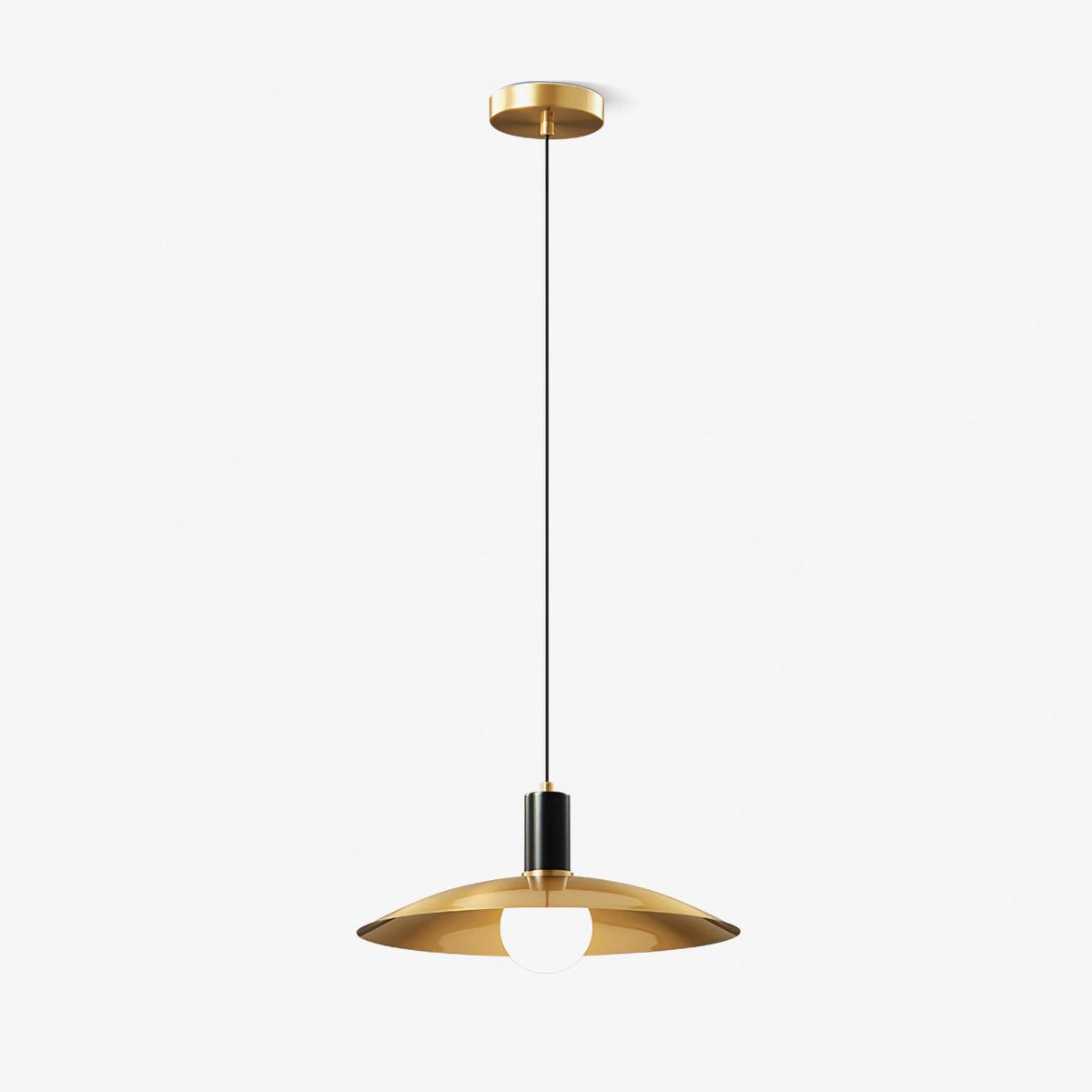 Brass Flared Pendant Lamp - Lumpaz