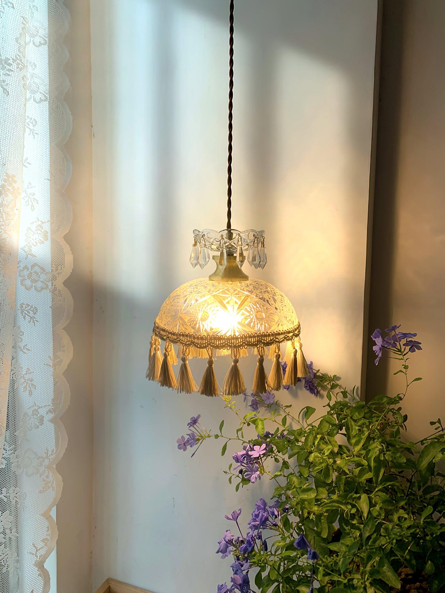 Bowl Tassel Pendant Light - Lumpaz