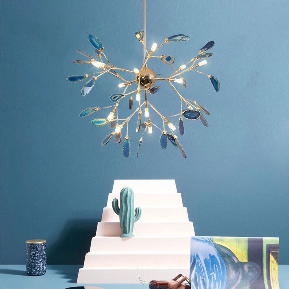 Agate Flake Chandelier - Lumpaz