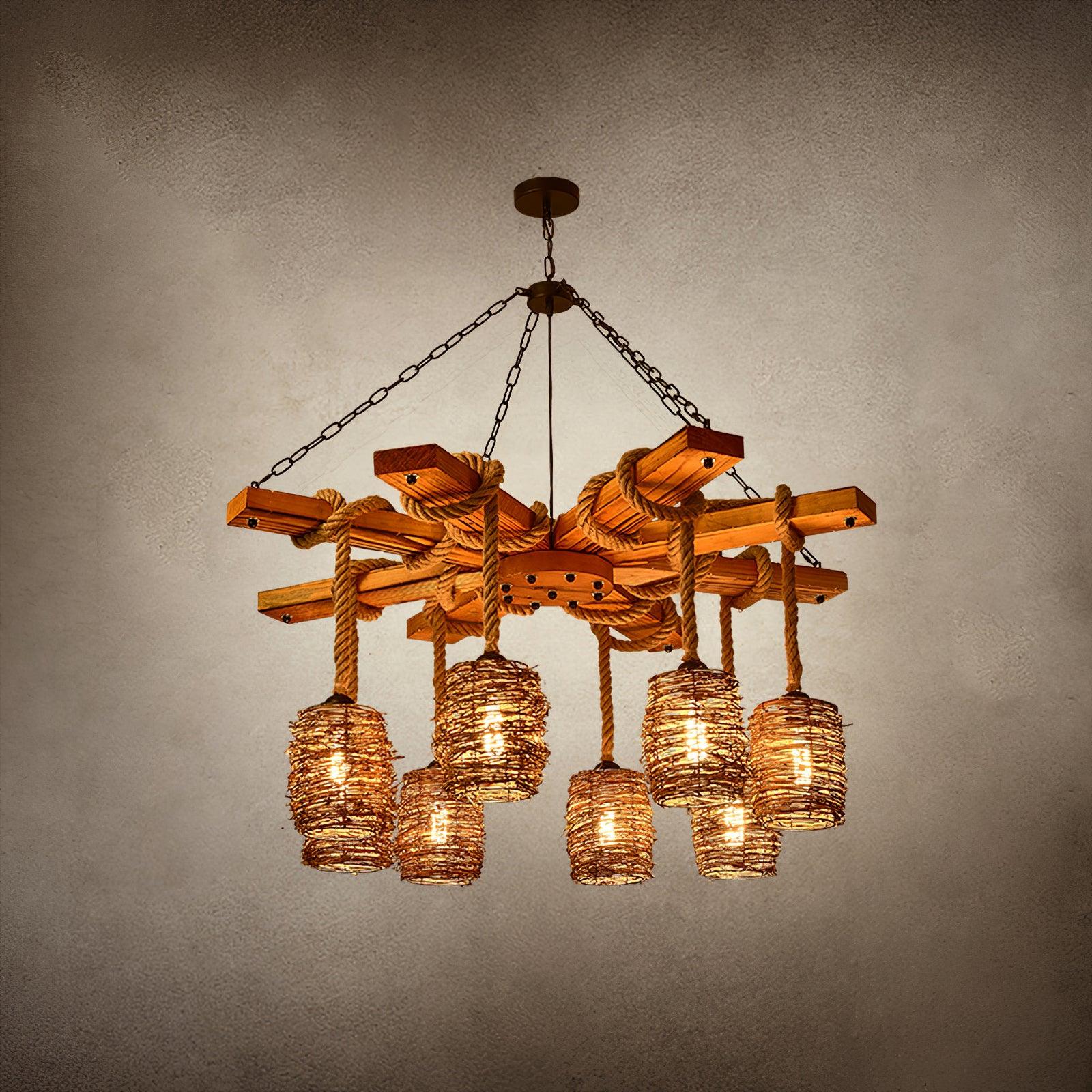 Vintage Farmhouse Chandelier - Lumpaz