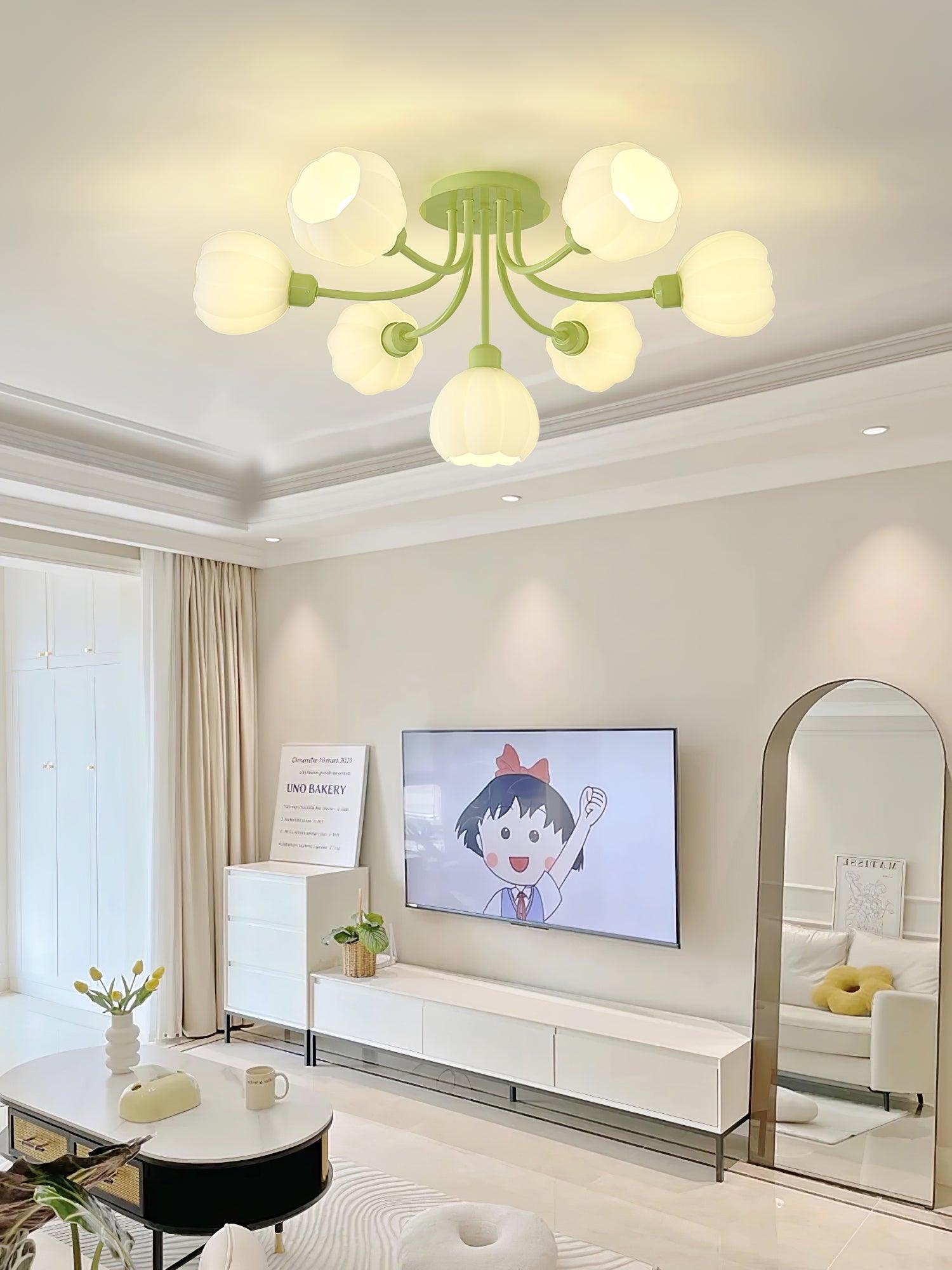 Pumpkin Matcha Ceiling Lamp - Lumpaz