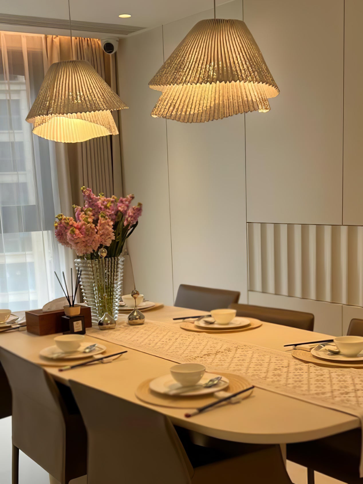 Harmonious Stainless Steel Mesh Pendant Lamp - Lumpaz