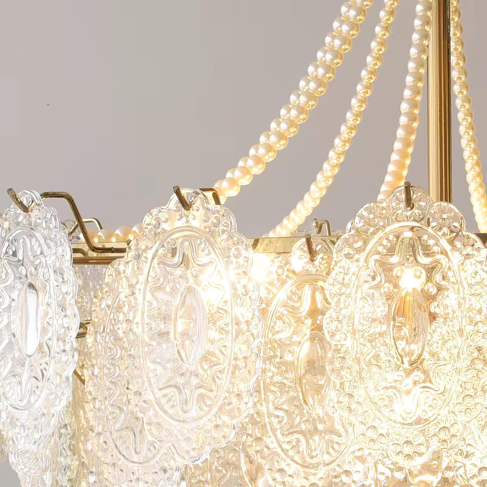 Pearls Glass Chandelier - Lumpaz