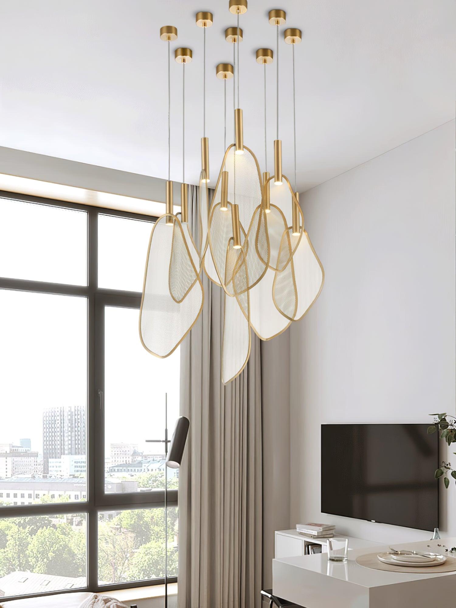 Fan Shape Pendant Light - Lumpaz