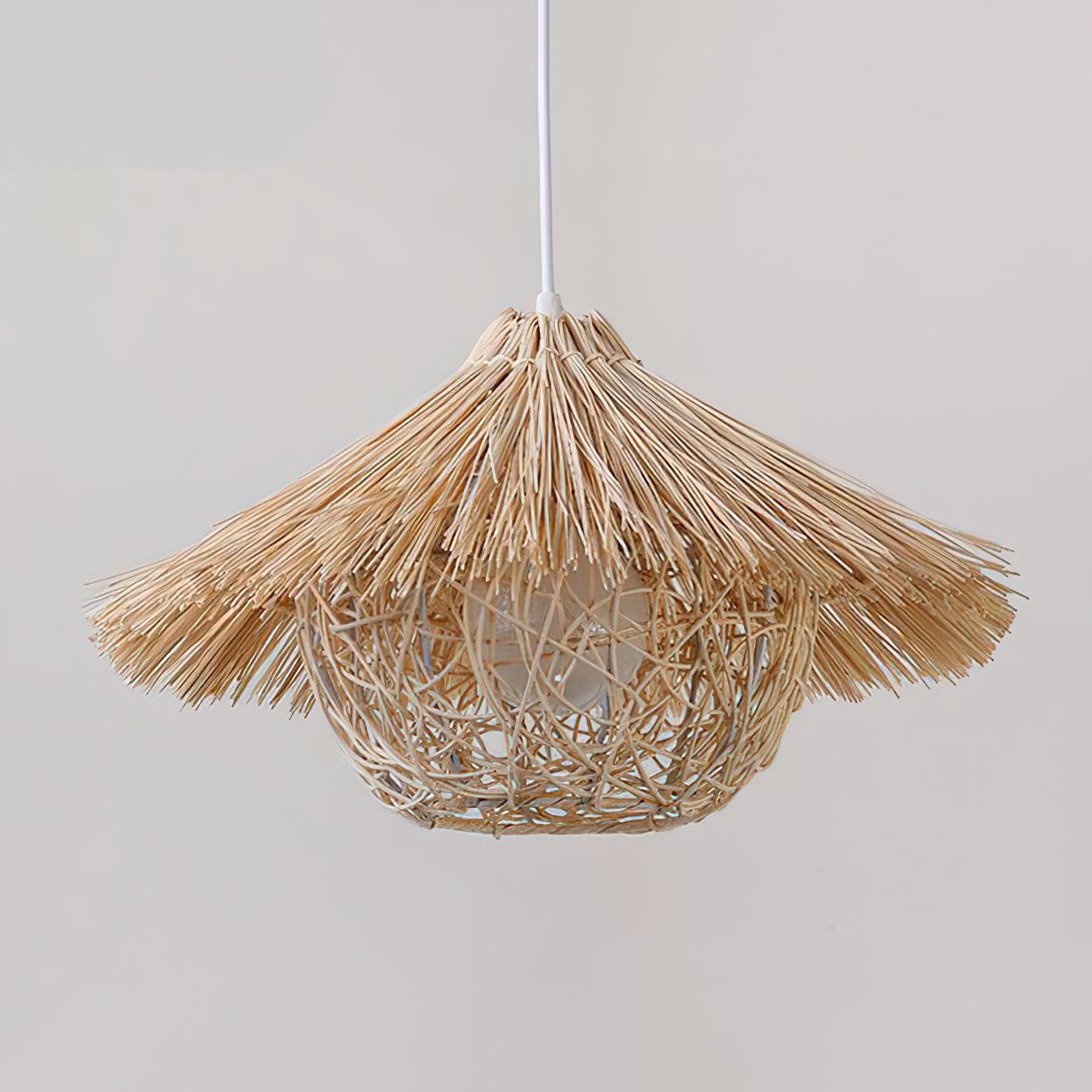 Straw Hat Pendant Light - Lumpaz