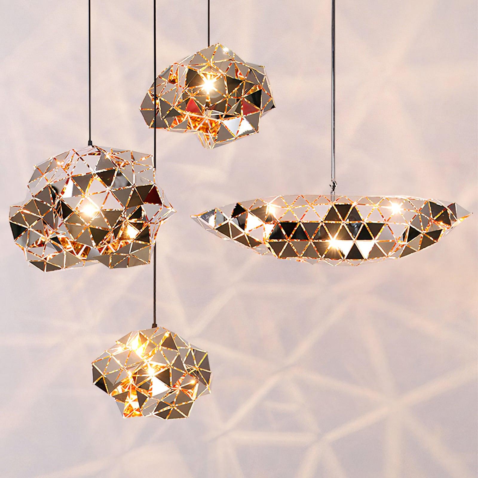 Geometric Panel Pendant Lamp - Lumpaz