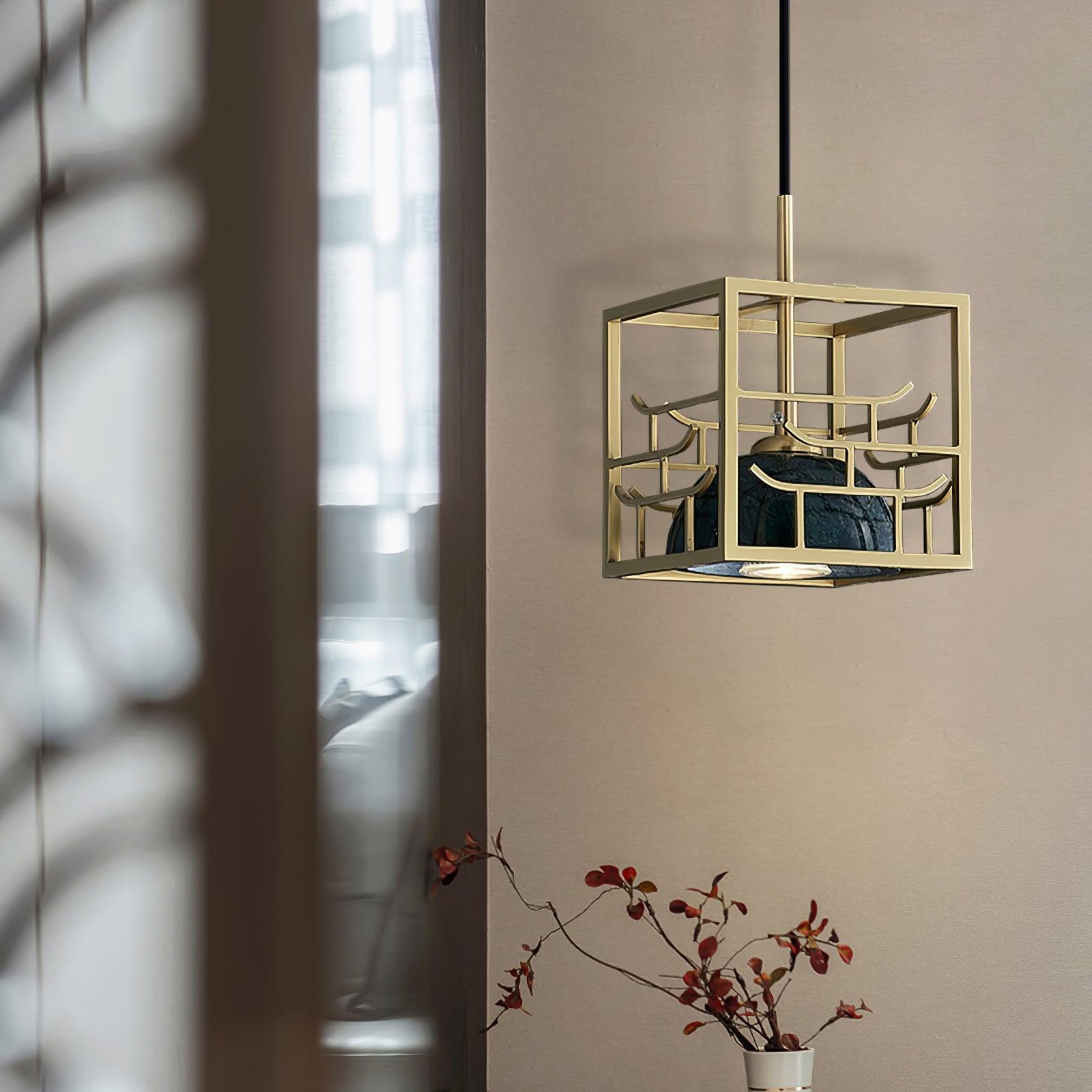 Lantern Square Pendant Lamp - Lumpaz
