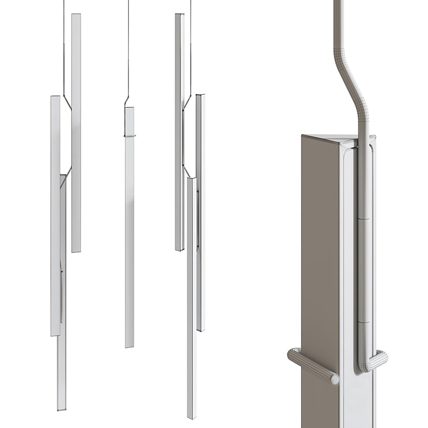 Halo Jewel Straight Pendant Light - Lumpaz