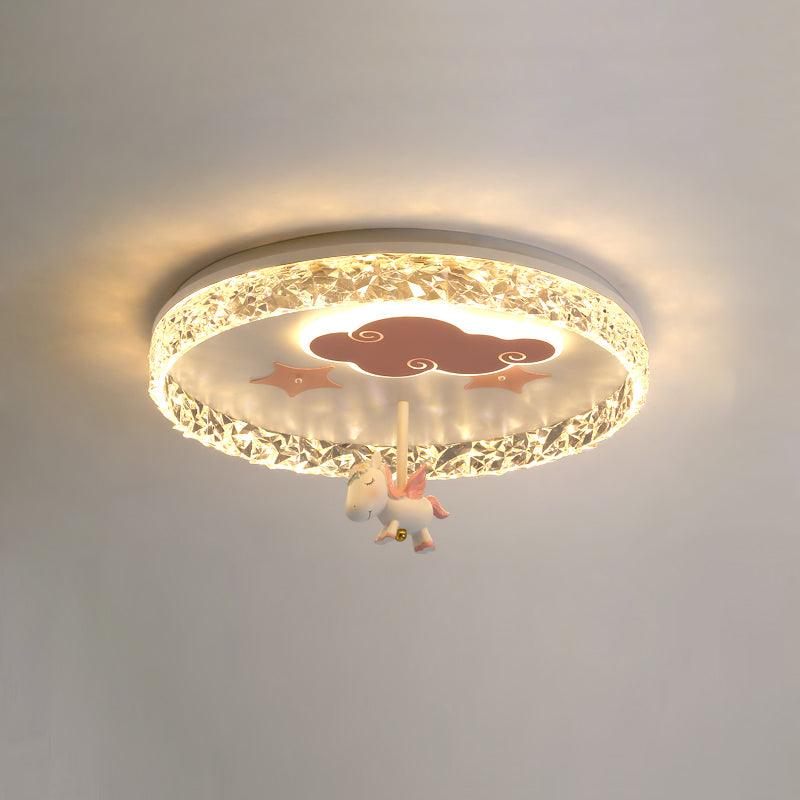 Round Carousel Children's Ceiling Lamp - Lumpaz