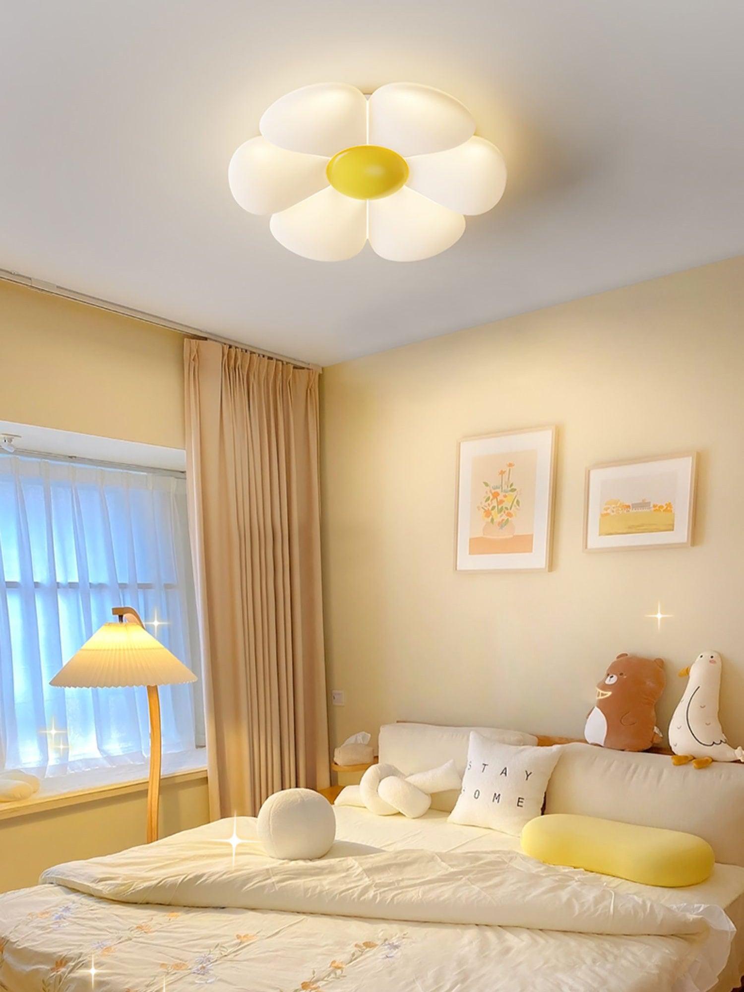 Six-leaf Flower Kids Room Ceiling Lamp - Lumpaz