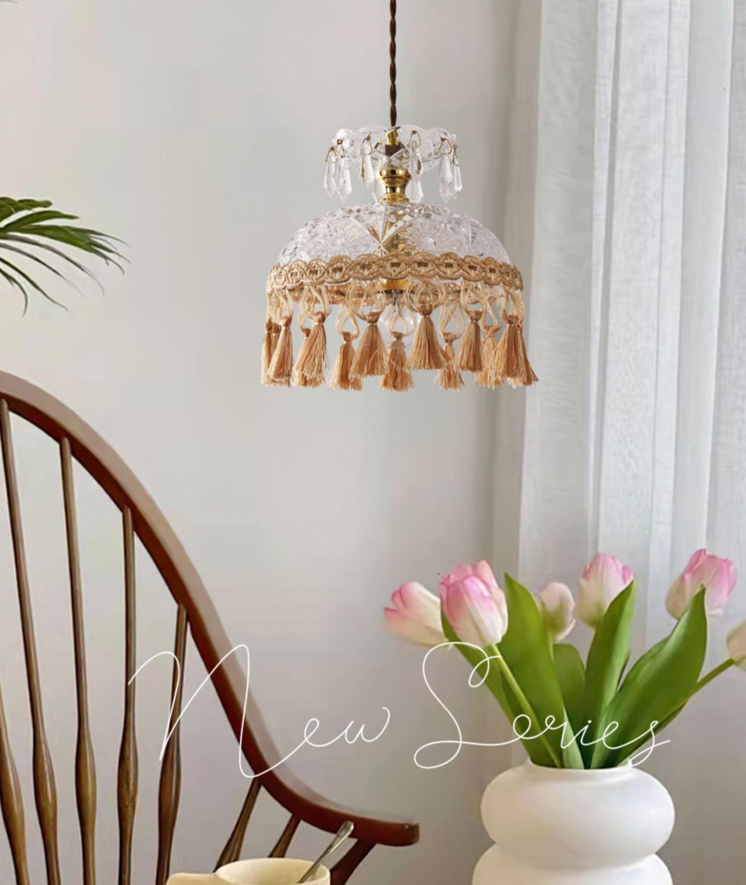 Bowl Tassel Pendant Light - Lumpaz