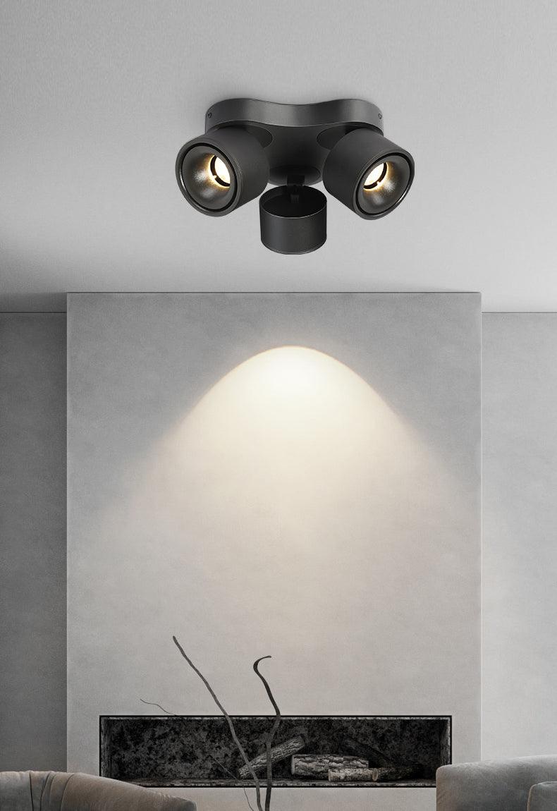 Rotating Folding Three Head Spotlight - Lumpaz