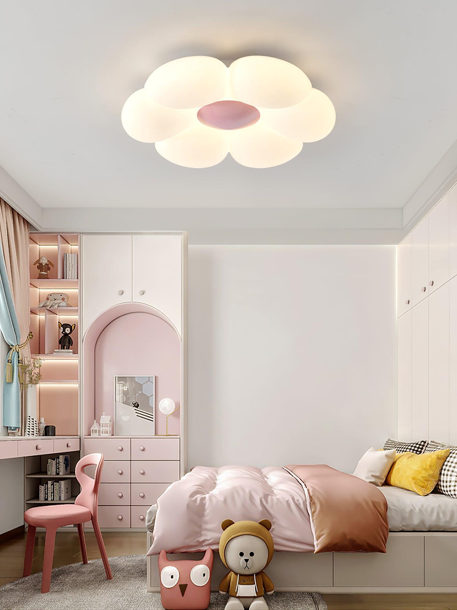 Six-leaf Flower Kids Room Ceiling Lamp - Lumpaz