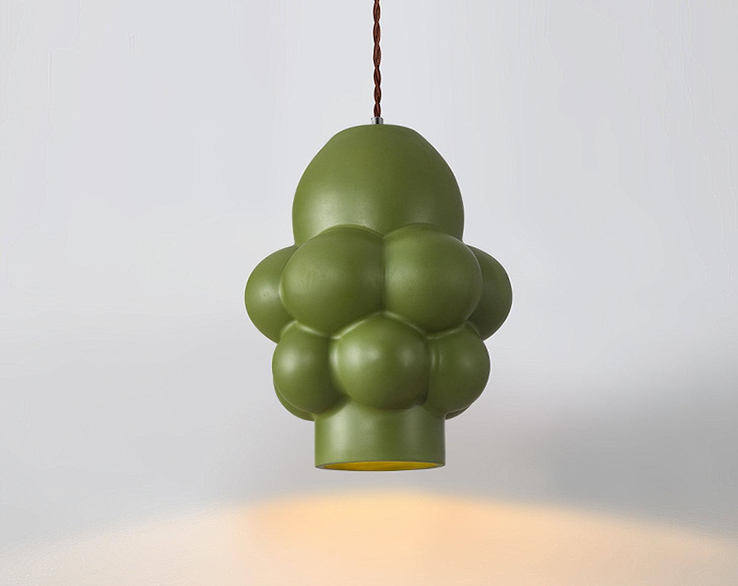 Resin Cream Pendant Lamp - Lumpaz