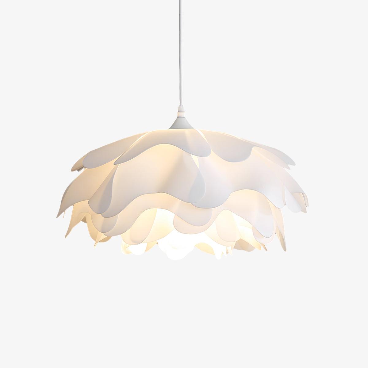 Flower Shaped White Pendant Lamp - Lumpaz