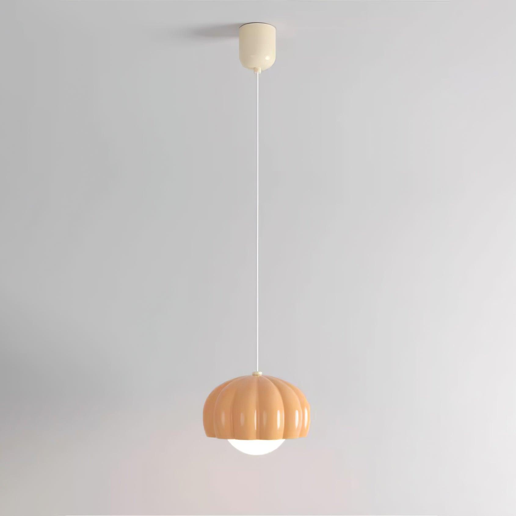 Creamy Pumpkin Pendant Light - Lumpaz