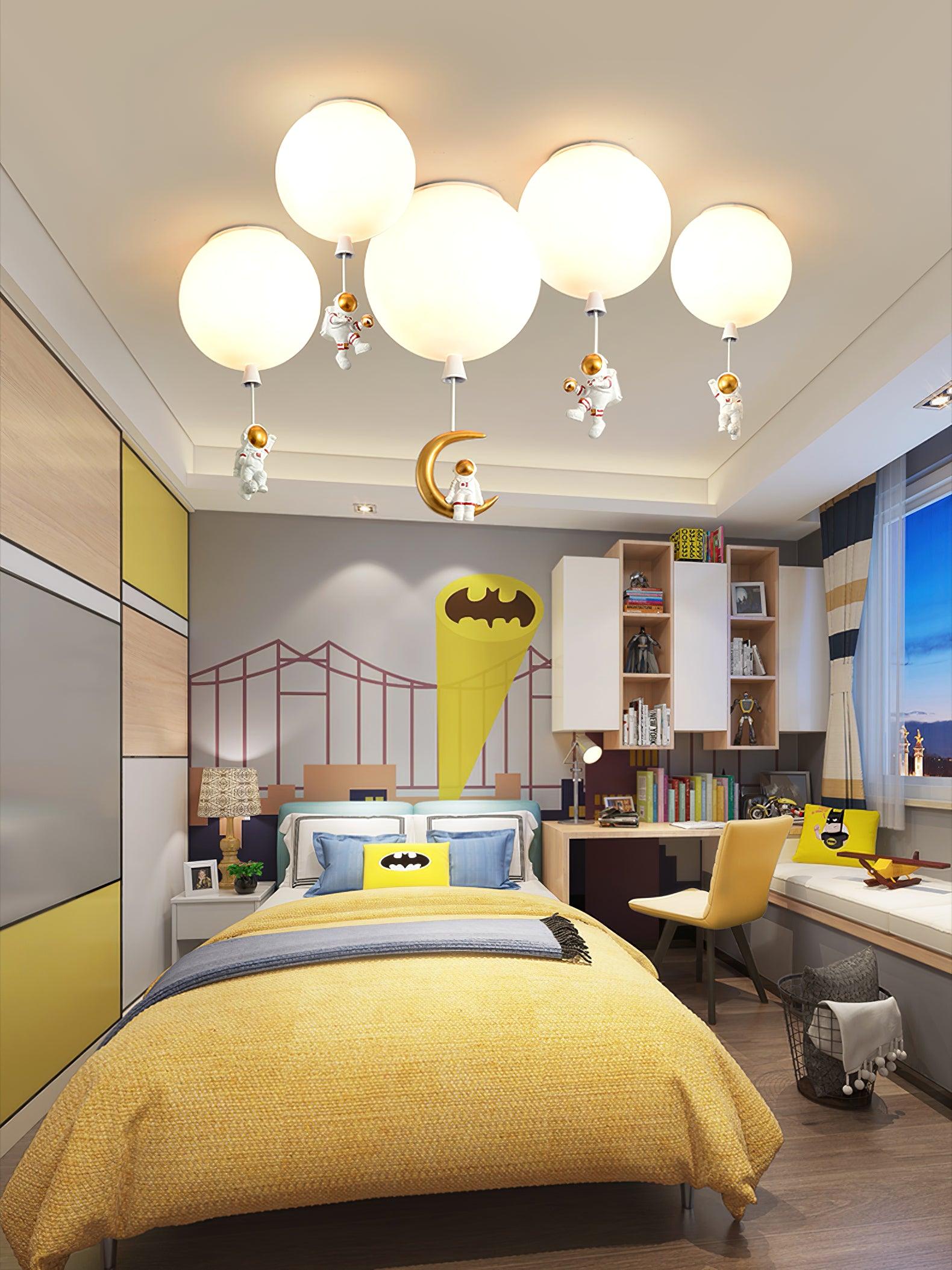 Frosted Balloon Ceiling Light - Lumpaz