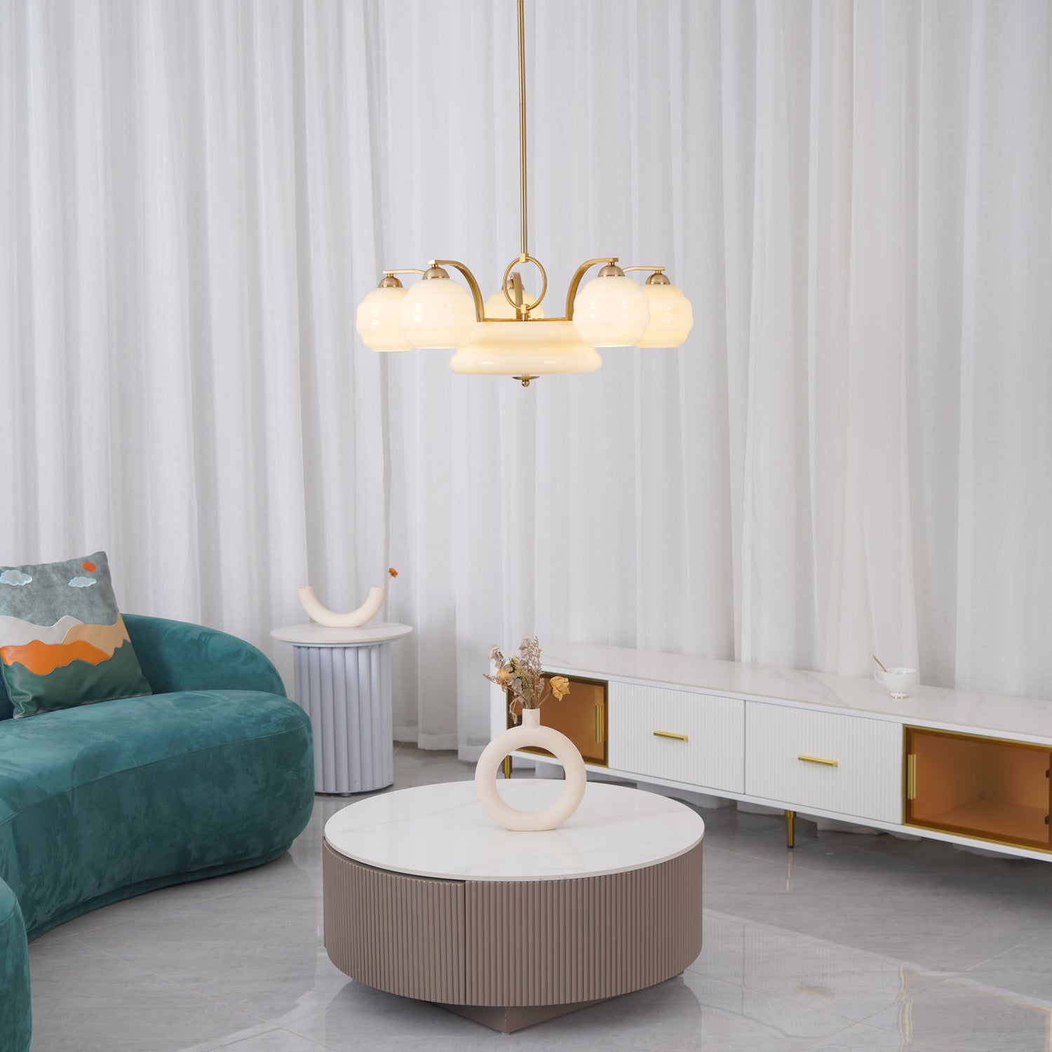 Art Deco Vintage Chandelier - Lumpaz