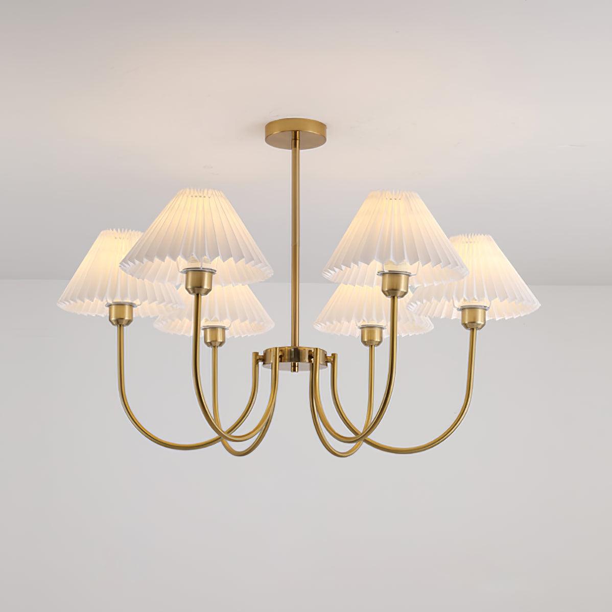 Lenore Pleated Chandelier - Lumpaz