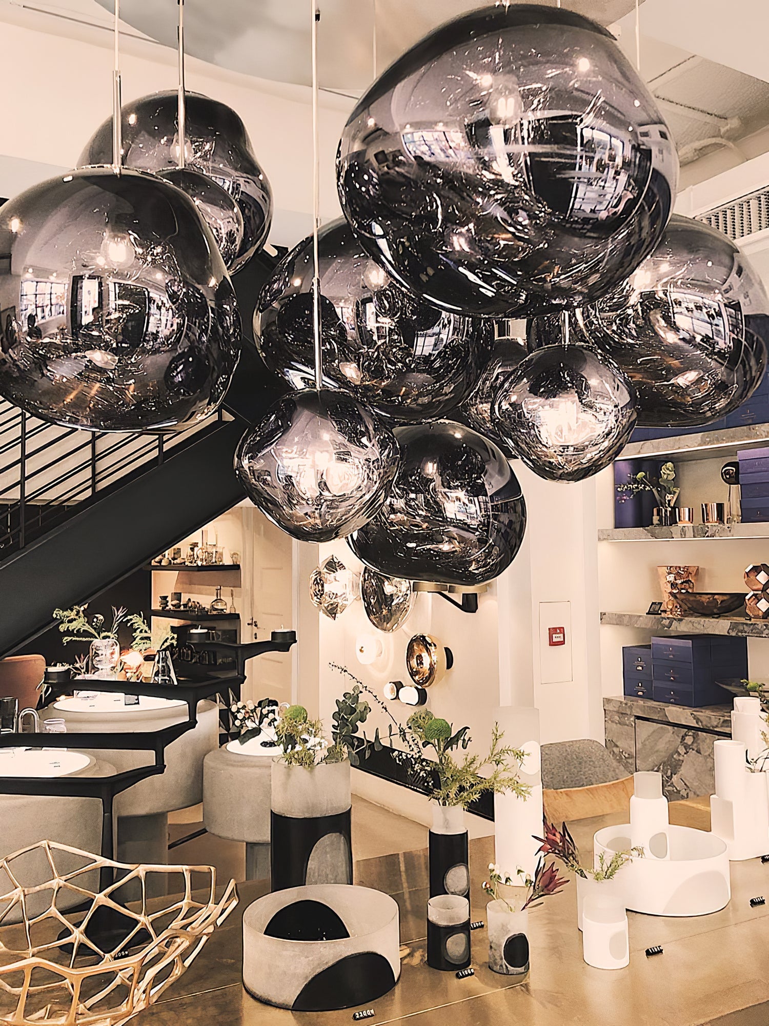 Multi Lava Round Pendant Lamp - Lumpaz