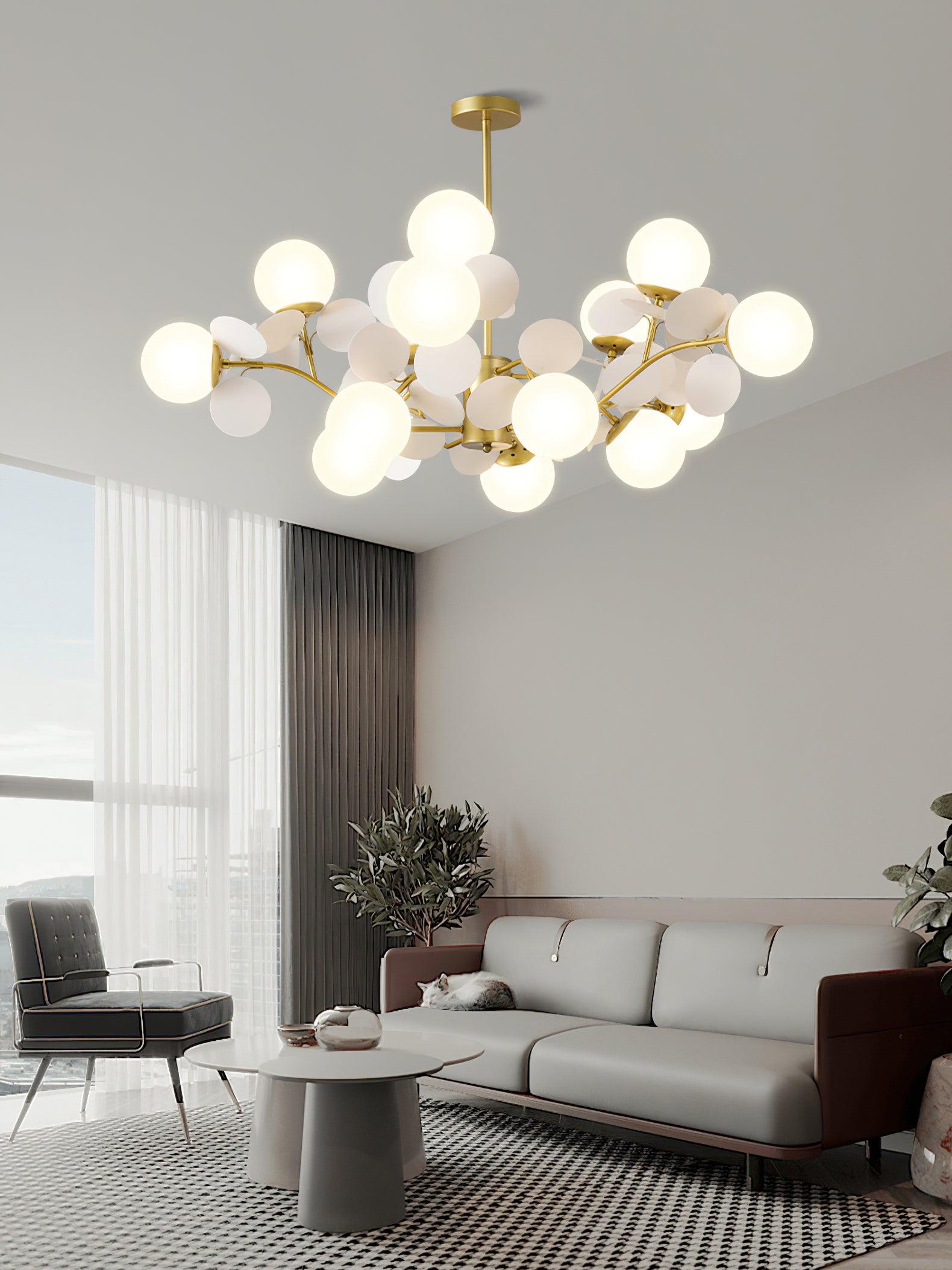 Off White Tree Chandelier - Lumpaz