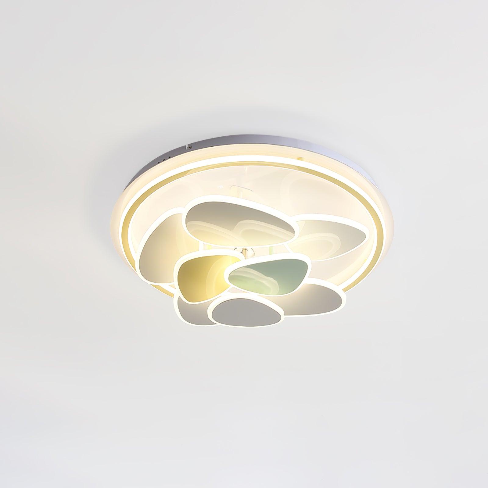 Colorful Cloud Round Ceiling Lamp - Lumpaz