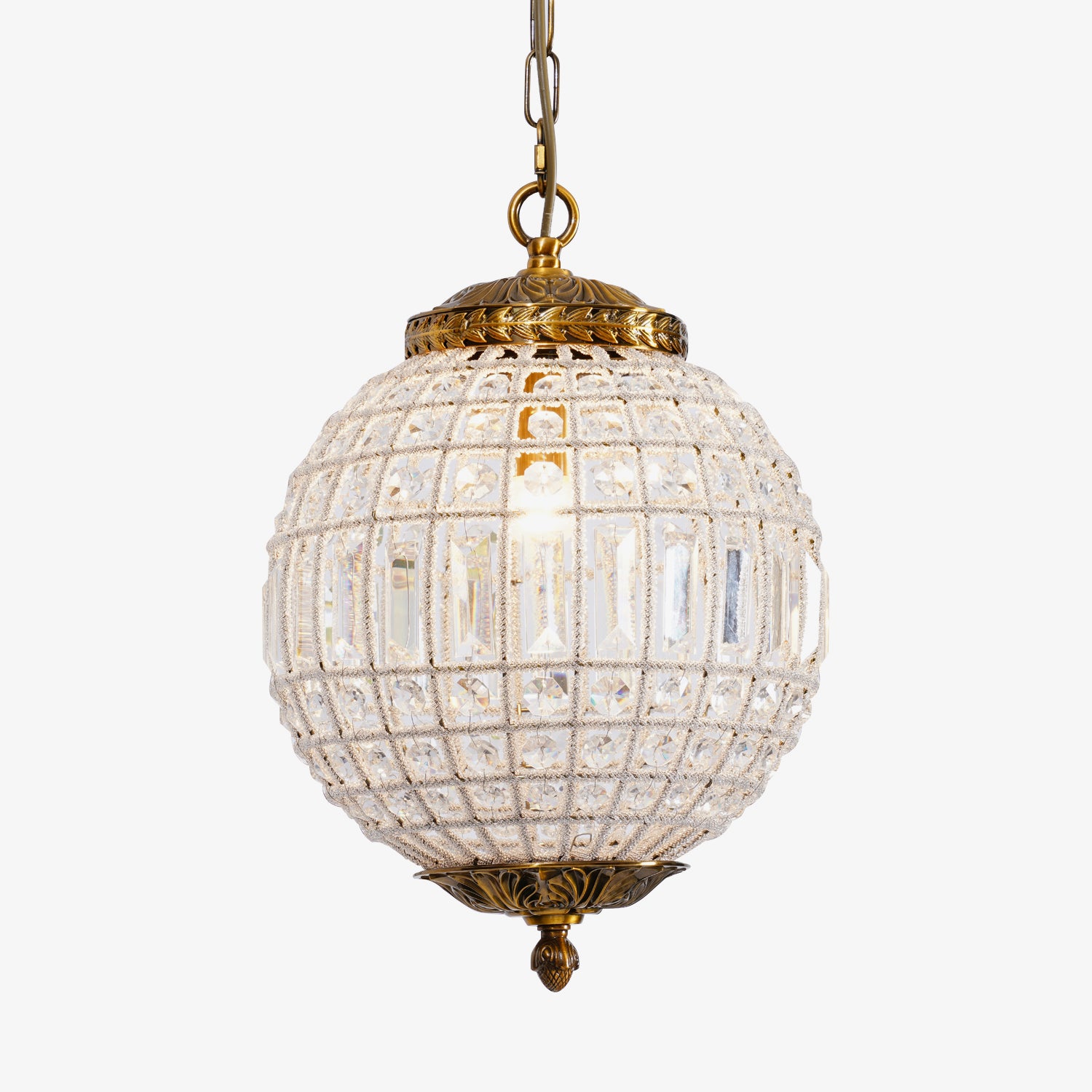 Traditional Gold Globe Chandelier - Lumpaz