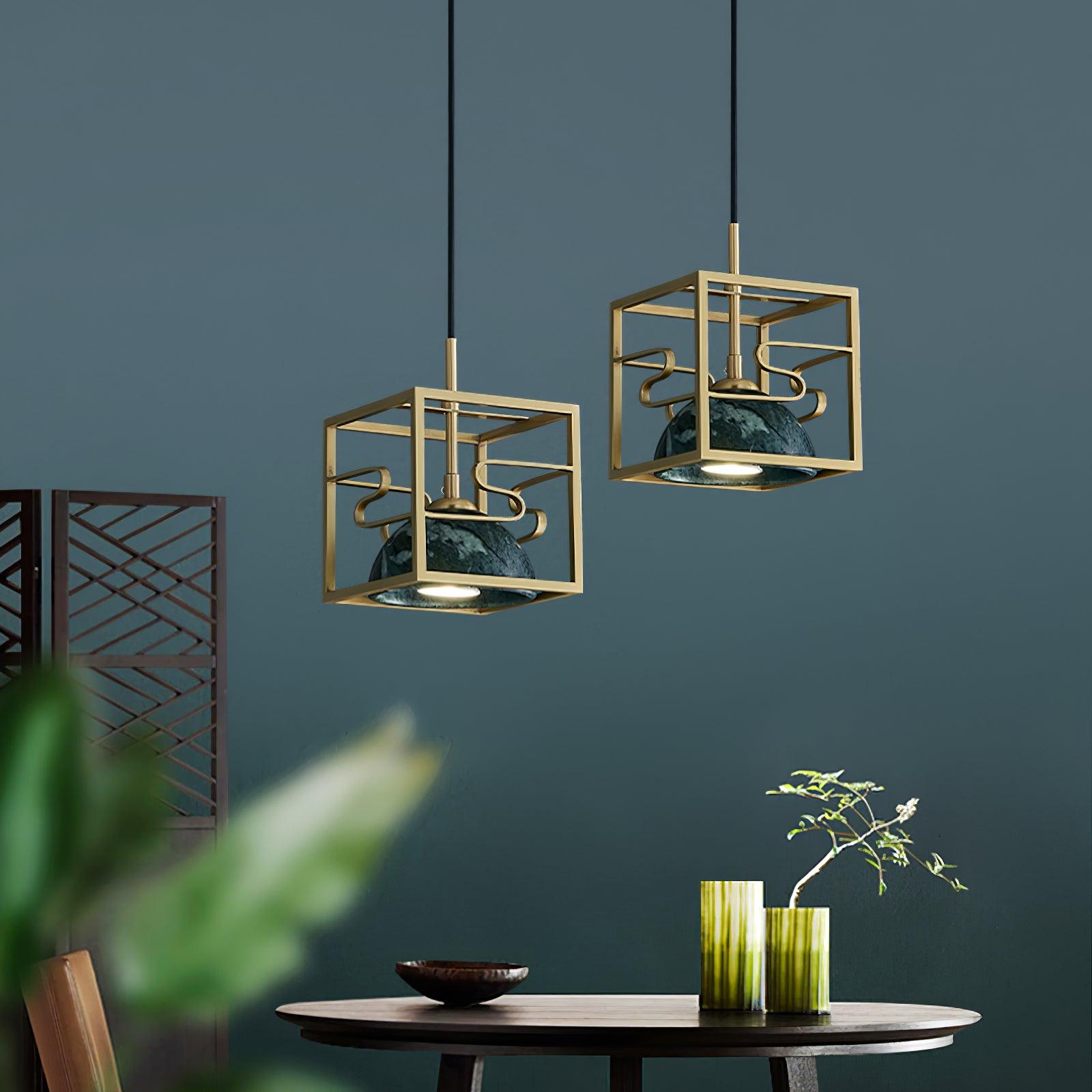 Lantern Square Pendant Lamp - Lumpaz