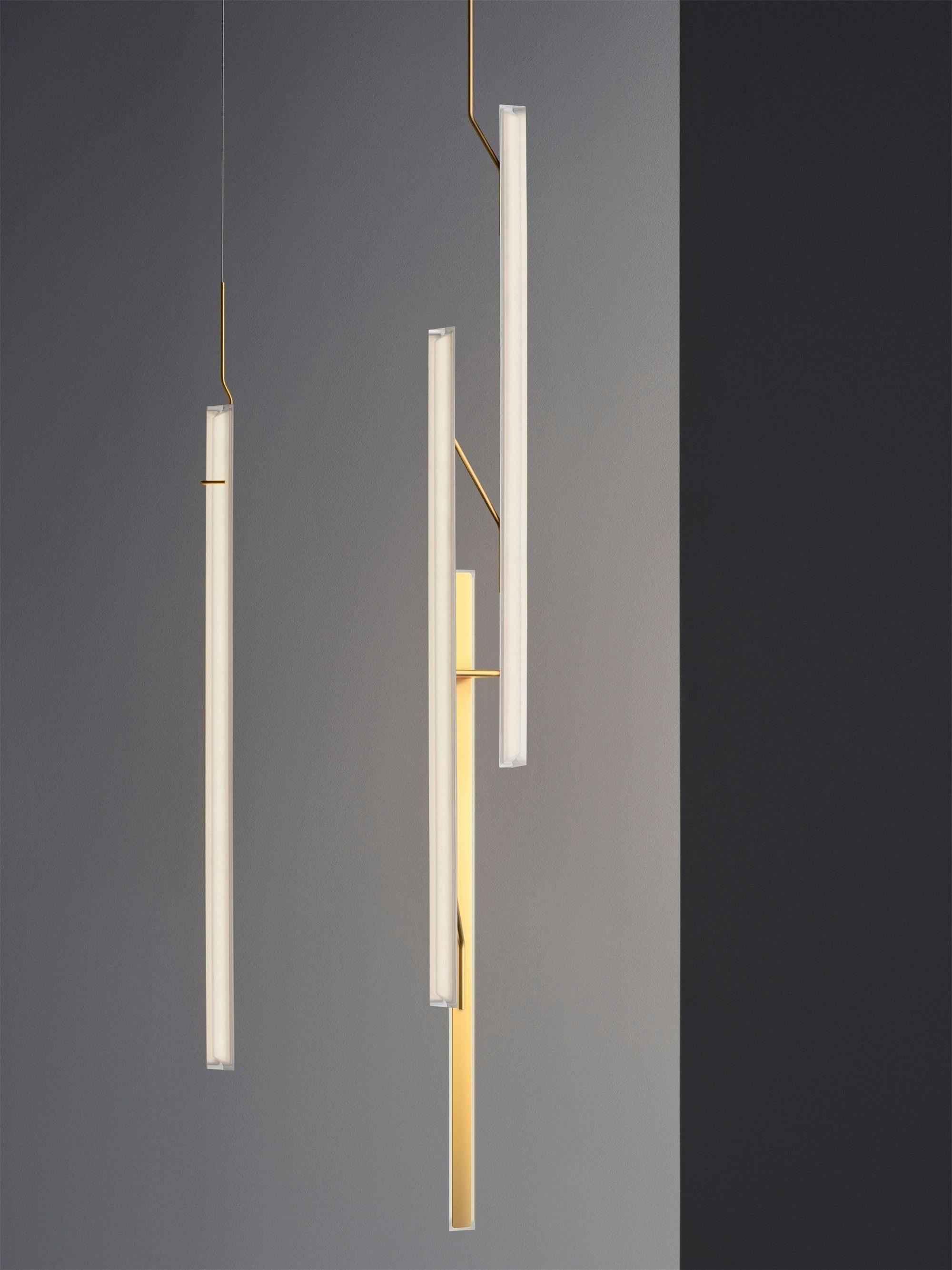 Halo Jewel Straight Pendant Light - Lumpaz