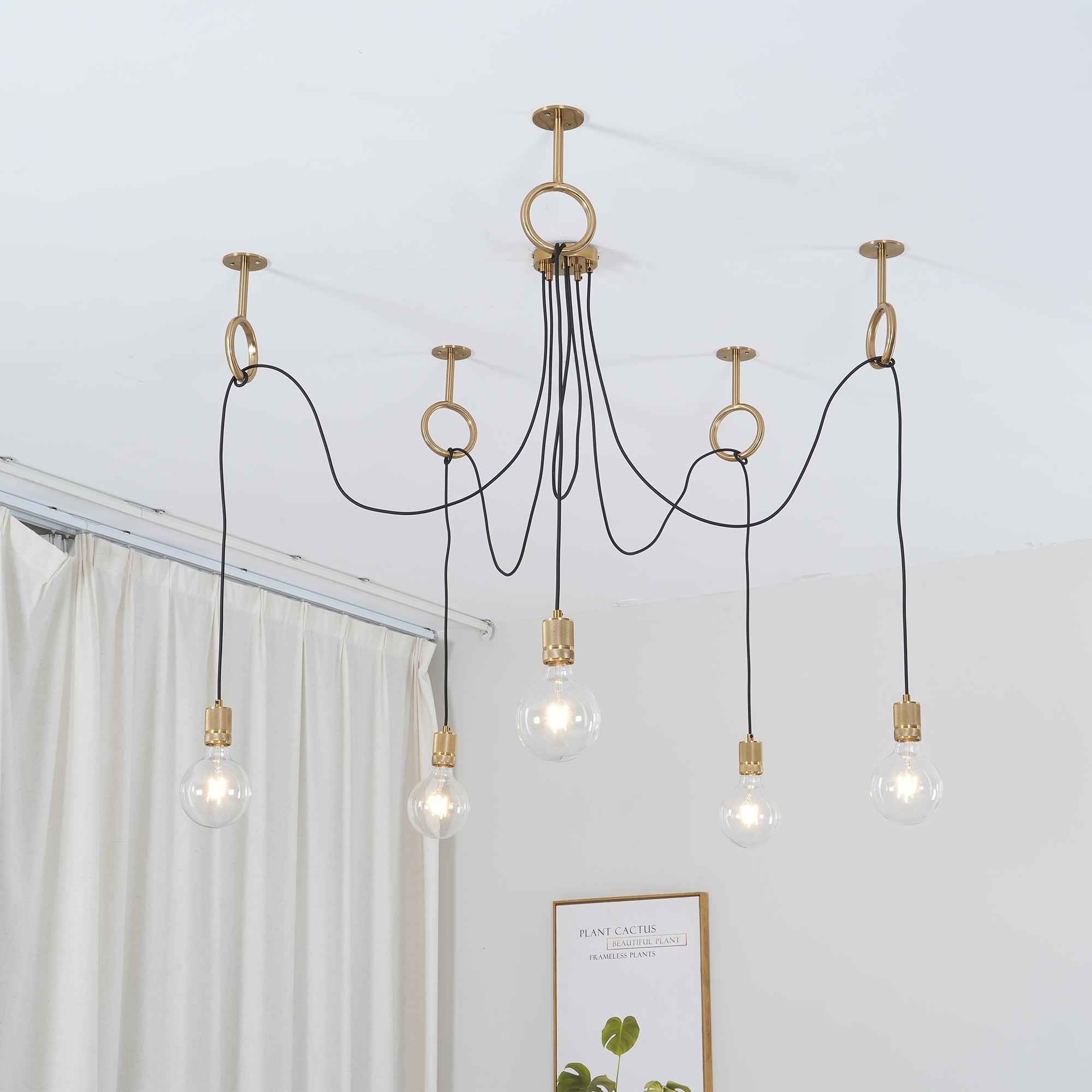 Industrial Spider Chandelier - Lumpaz