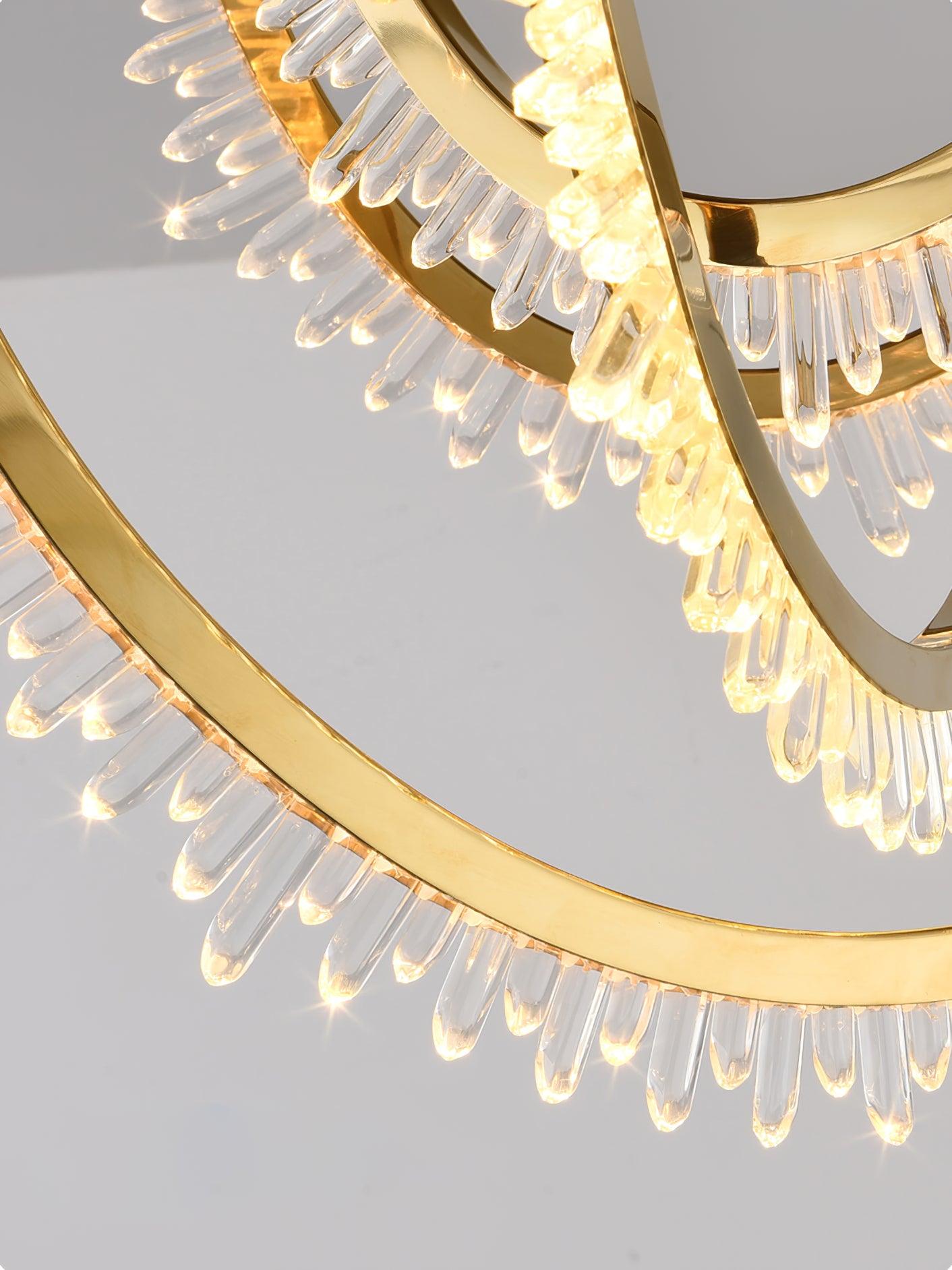 Crystal Corde Ceiling Light - Lumpaz