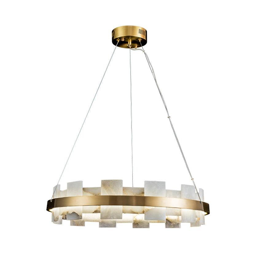 Alabaster Halo Chandelier - Lumpaz