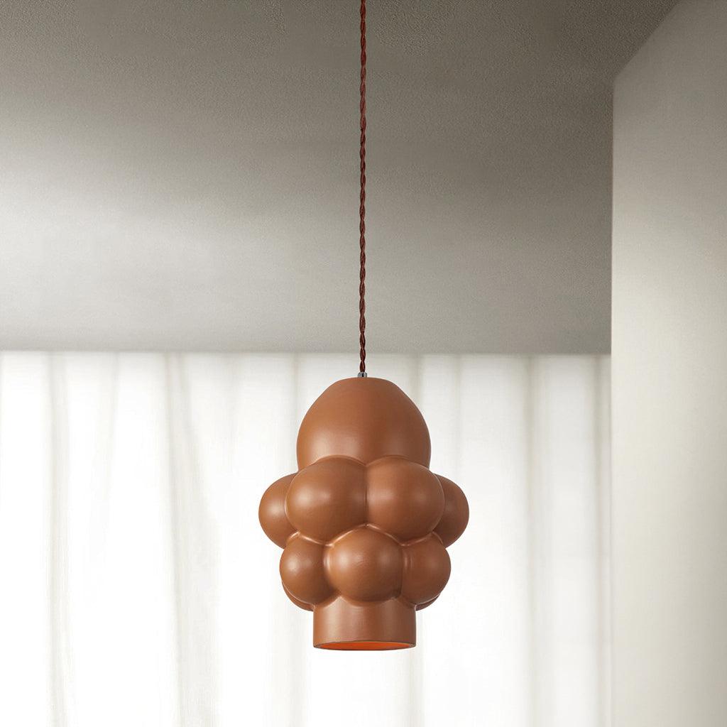 Resin Cream Pendant Lamp - Lumpaz