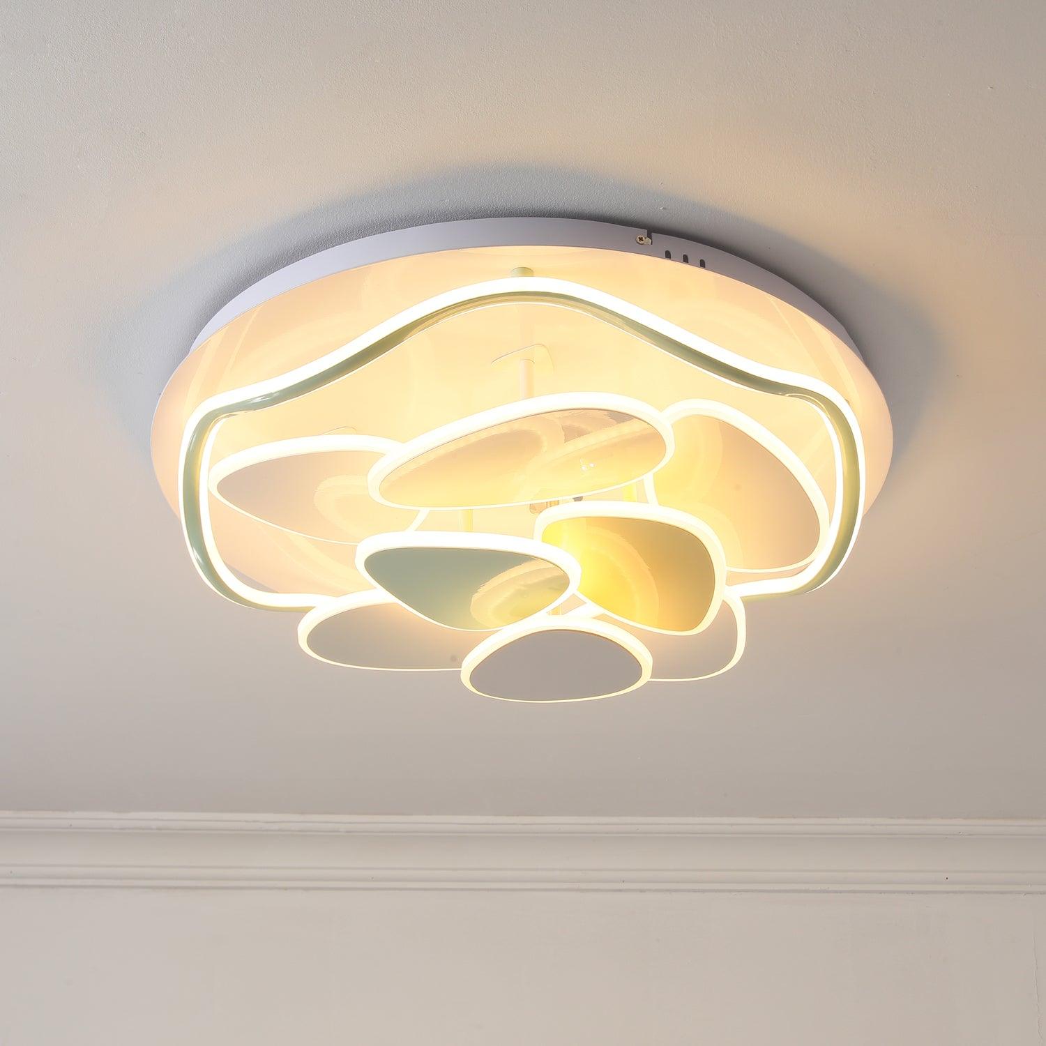 Colorful Cloud Round Ceiling Lamp - Lumpaz