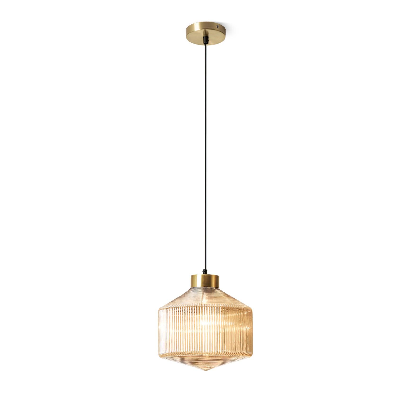 Striped Spinning Top Pendant Light - Lumpaz