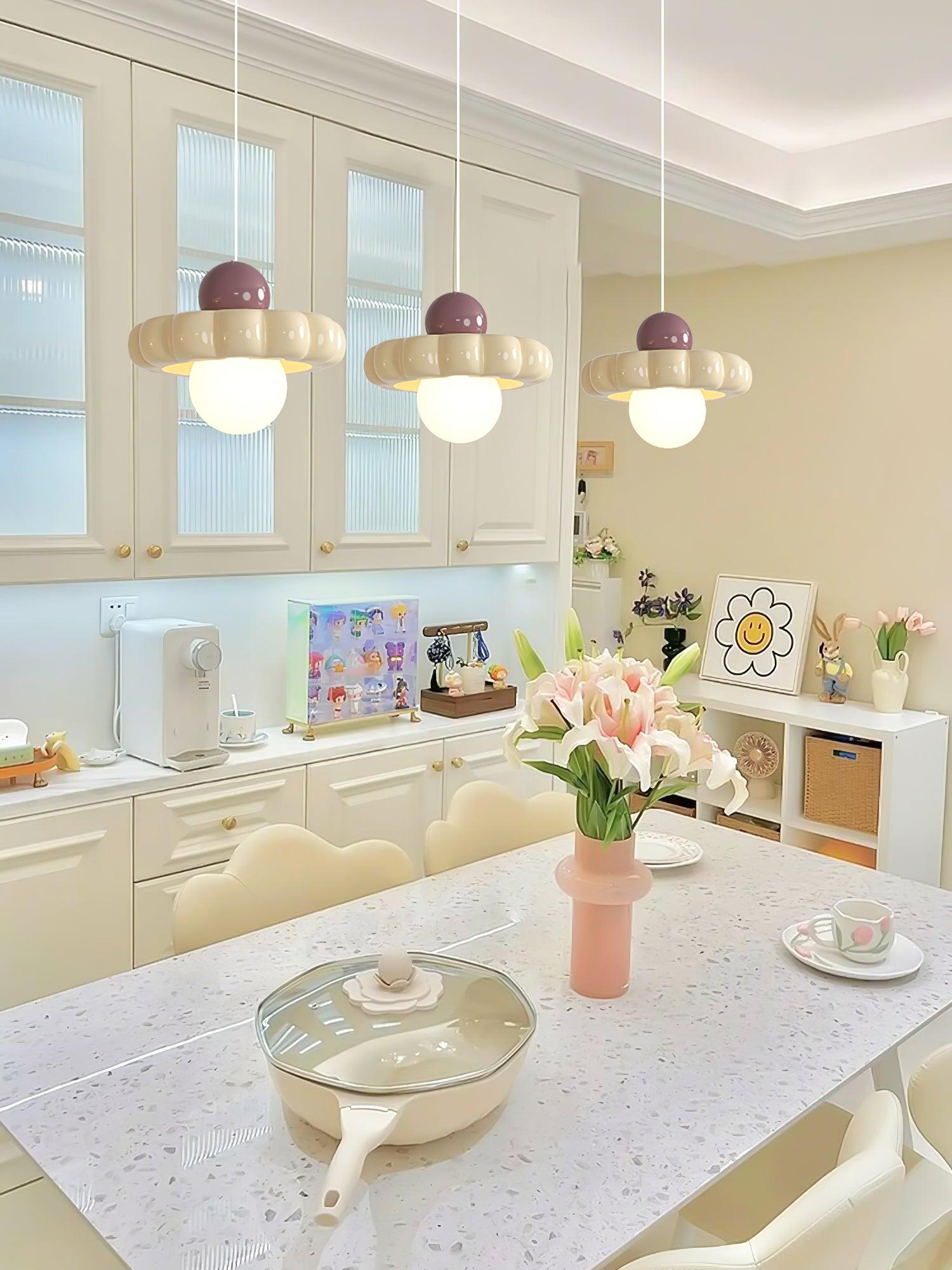 Cream Cloud Pendant Lamp - Lumpaz